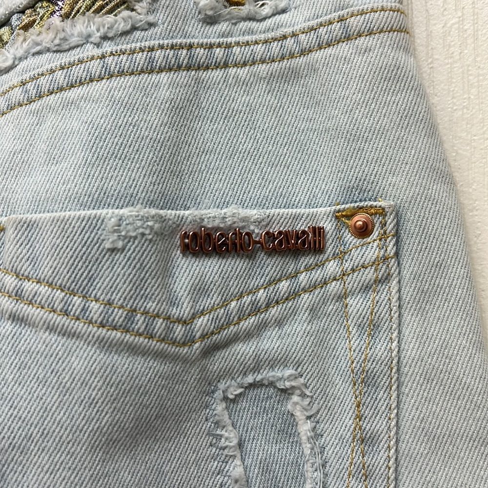 ROBERTO CAVALLI DESTROYED & PRETTY JEANS - Picture 6 of 11